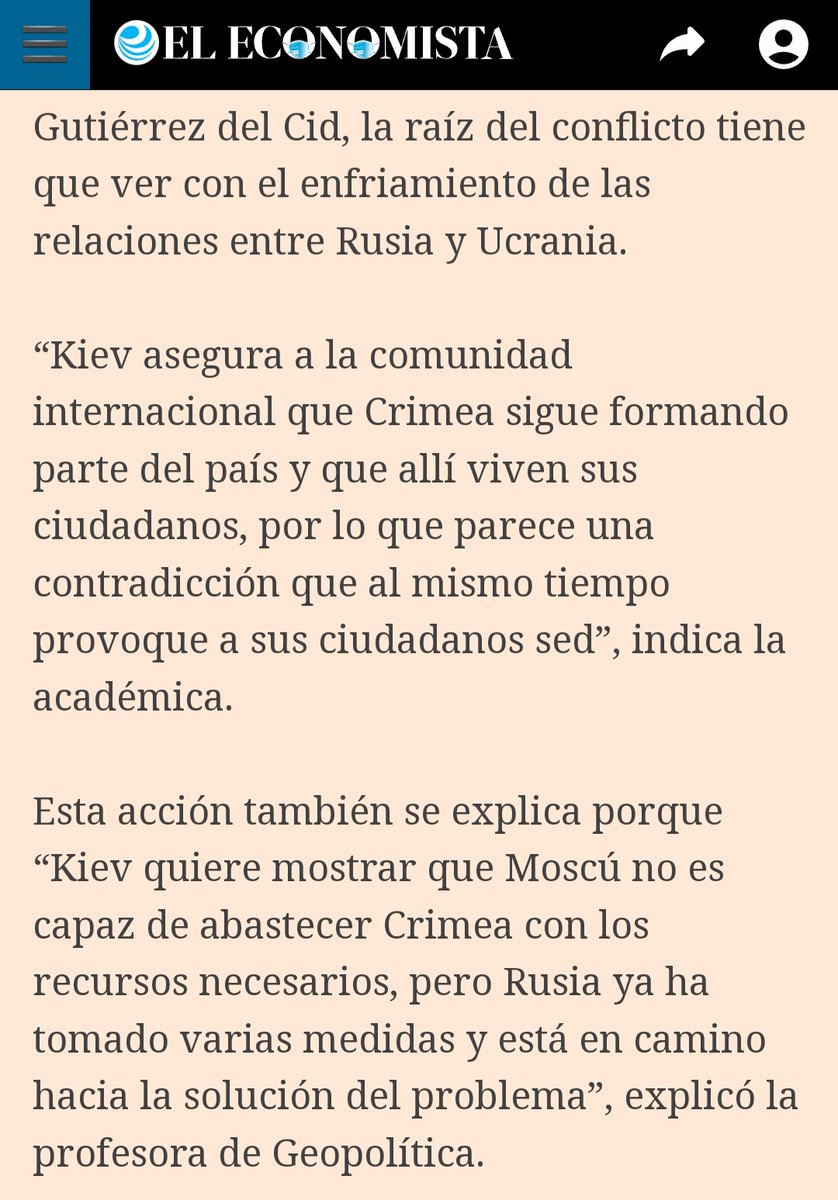WalterDossier's tweet photo. 3 RUSIA DONBÁSS UCRANIA
DIMITRI STRAUSS COLEGA DESDE MOSCÚ, MÁS TEMPRANO:
"Otro tema: Ucrania, por el tema Referéndum de independencia, cerró el canal-acueducto que recibía agua proveniente del Dinieper para Crimea
Se especula que presuntamente Rusia procedería a abrir el canal https://t.co/u8i2Rw881i