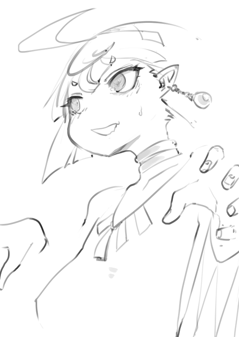 手がなまっている…サボるとすぐ描けなくなる… 