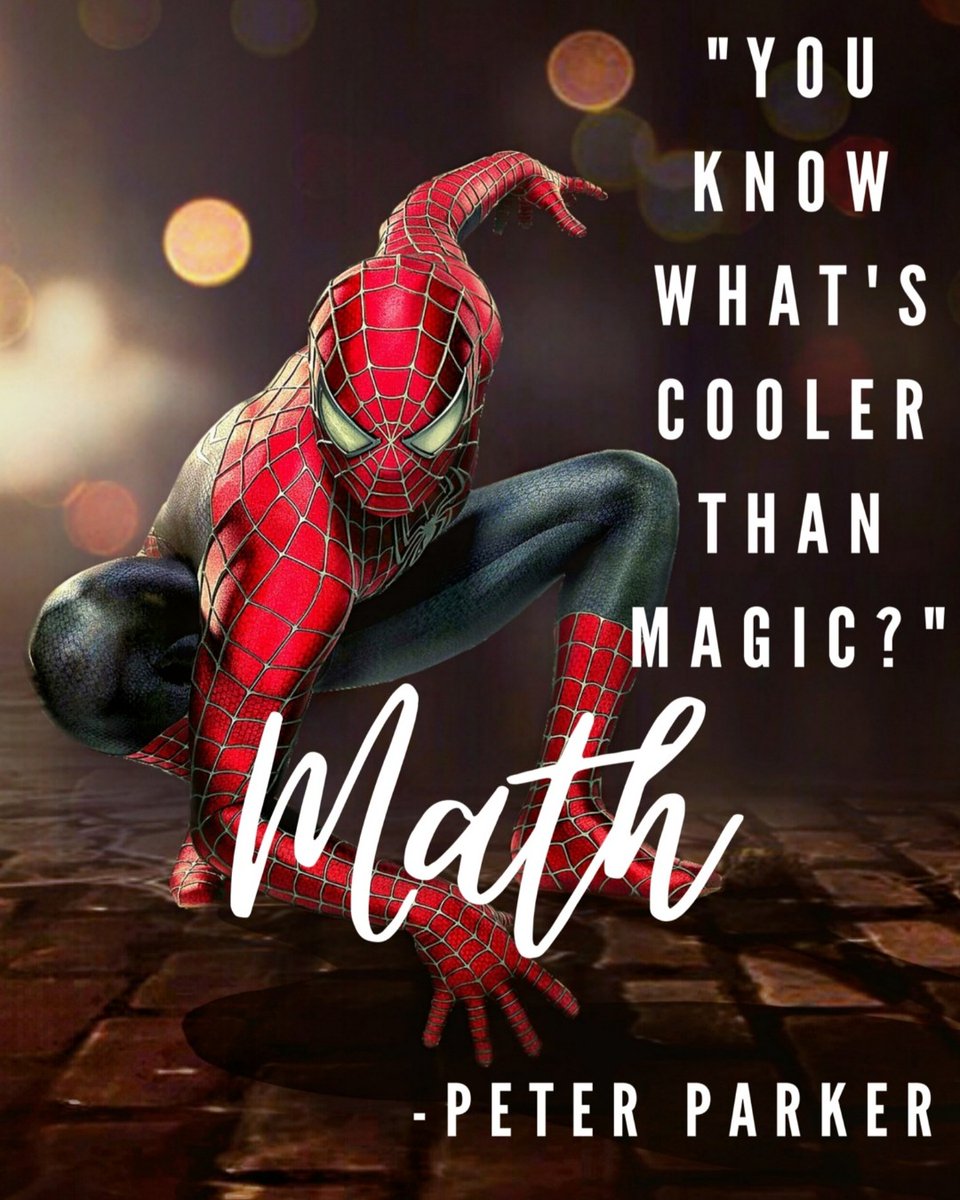 MathnOfBlaine's tweet image. Spiderman knows! 🕷🕷🕷

#mathknowledge #spiderman #mathlearning #mathinstruction