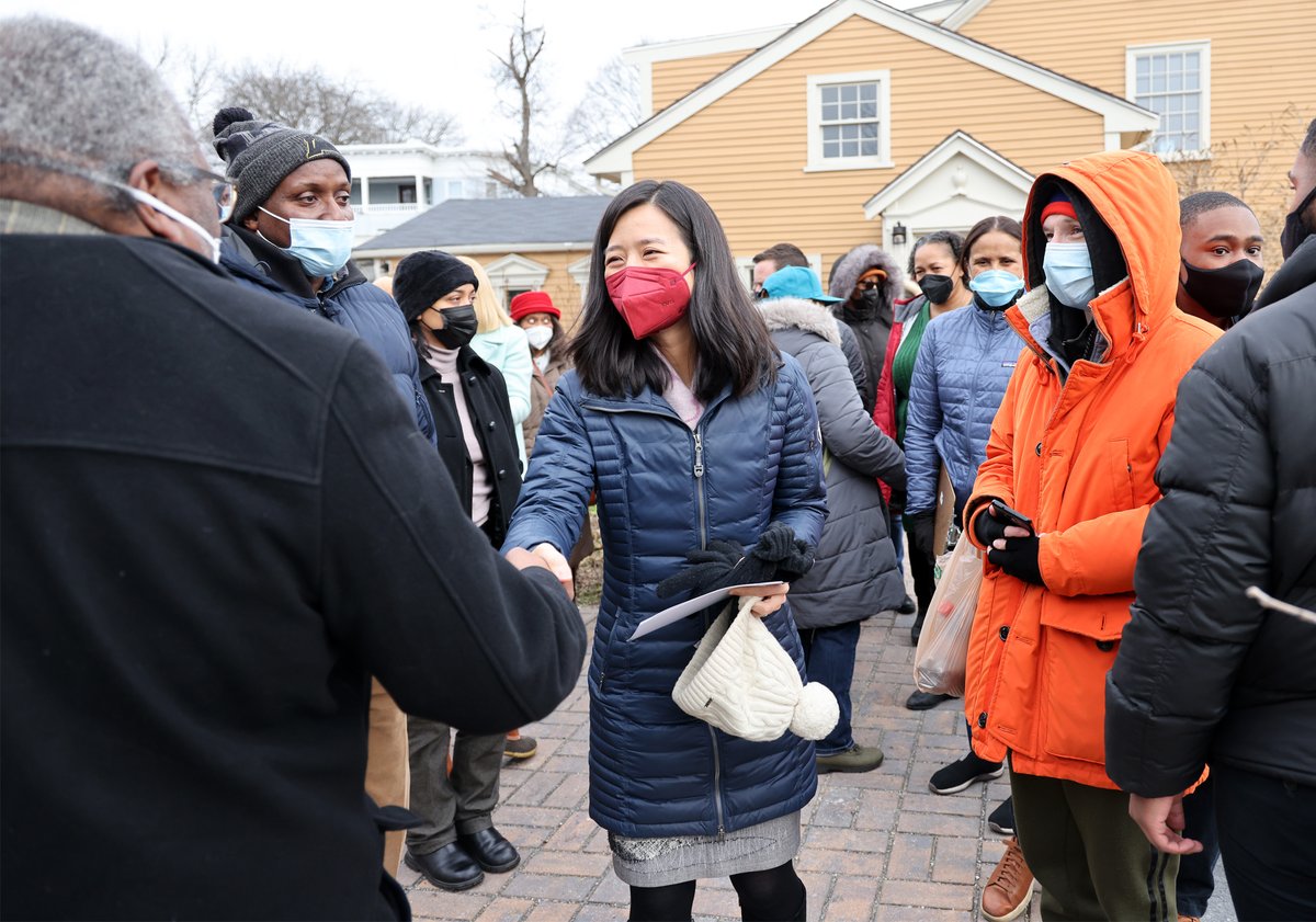 MayorWu's tweet photo. Today we gathered at Mattapan’s Fowler-Clark-Epstein Farm to announce the Office of Food Justice.

This is critical to ensuring Bostonians can access nutritious &amp; culturally sensitive food—and supporting our restaurants, bodegas &amp; food businesses as critical infrastructure. (1/2) https://t.co/lrEBNigRXt