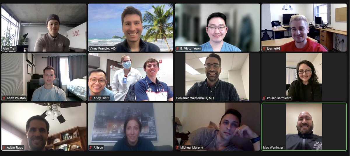 Didactics with <a href="/KU_PMR/">KU PM&R</a> former Academic Chief <a href="/BenWesterhausMD/">Ben Westerhaus</a> from Cantor Spine discussing all about interventional spine, pain, MSK, innovative interventions and fellowship #MedEd #Physiatry <a href="/AAPhysiatrists/">Assoc. of Academic Physiatrists (AAP)</a> <a href="/AAPhysiatry_MSC/">AAP Medical Student Council PM&R</a> <a href="/AAPhysiatry_RFC/">AAP Resident Fellow Council PM&R</a> <a href="/PmrScholars/">PM&R Scholars</a> <a href="/physiatrynow/">PhysiatryNow</a> <a href="/AAPMR/">AAPM&R News</a>