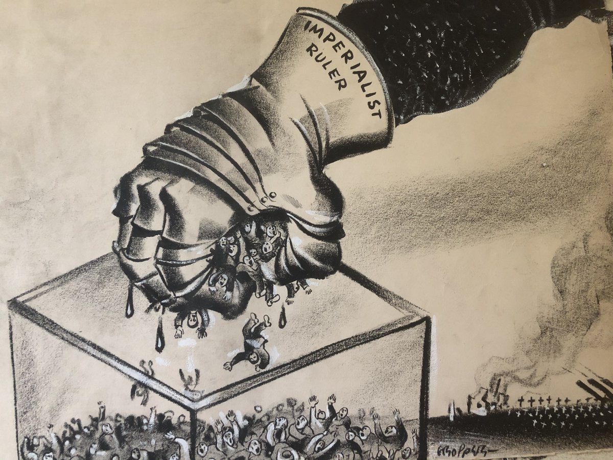 gropperart's tweet photo. Seeing the future in the past.  Standing with Ukraine.  #UkraineInvasion #UkraineCrisis #UkraineWar @WSJopinion @latimesopinion  @PostOpinions @NYTimesOpinion @robertasmithnyt @jerrysaltz @SDMA @whitneymuseum @MuseumModernArt @ButlerArt @nyubobst @philamuseum @LACMA https://t.co/y6L6daaZI9