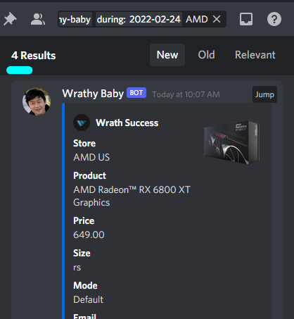 Jason developer!!

Group - <a href="/AMNotifyCA/">AMNotify Canada</a> 🇨🇦
Bot - @wrathsoftware 🤖
Proxy - <a href="/LiveProxies/">Live Proxies</a> @JoeHomieProxies ⚡️
Server <a href="/Sauceservers/">Sauce Servers</a> 🍝

Thanks mates. ❤️