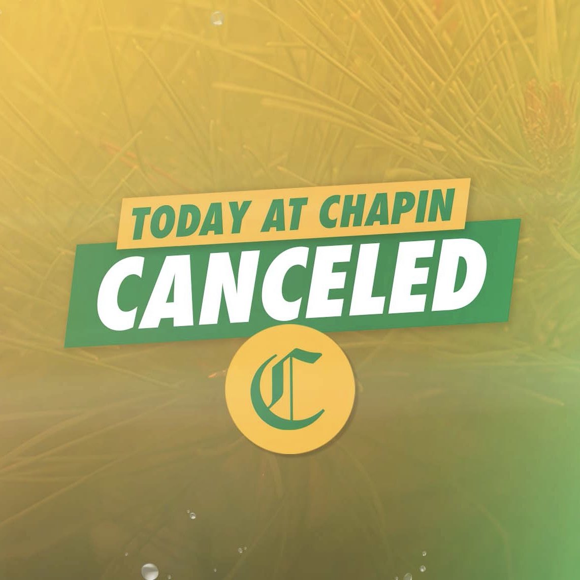SummervilleBase's tweet photo. ⚠️ UPDATE ⚠️

We regret to inform you that todays scrimmage at Chapin has been cancelled. 

Instead, we will have an intrasquad scrimmage today at GWP.

Open to the public. First pitch 4:30. https://t.co/1pMqWWTlmI