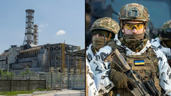 ladbible's tweet photo. 🔔 | Russian troops in Ukraine have now seized Chernobyl power station and have taken staff as hostages, according to local reports https://t.co/ZiknDQQidr