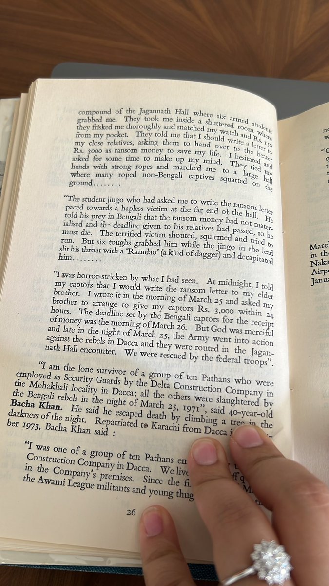 mahwashajaz_'s tweet photo. Reading “Blood and Tears” by Qutubuddin Aziz. #JoBicharGaye #FallofDacca https://t.co/r5K6VrKnN8