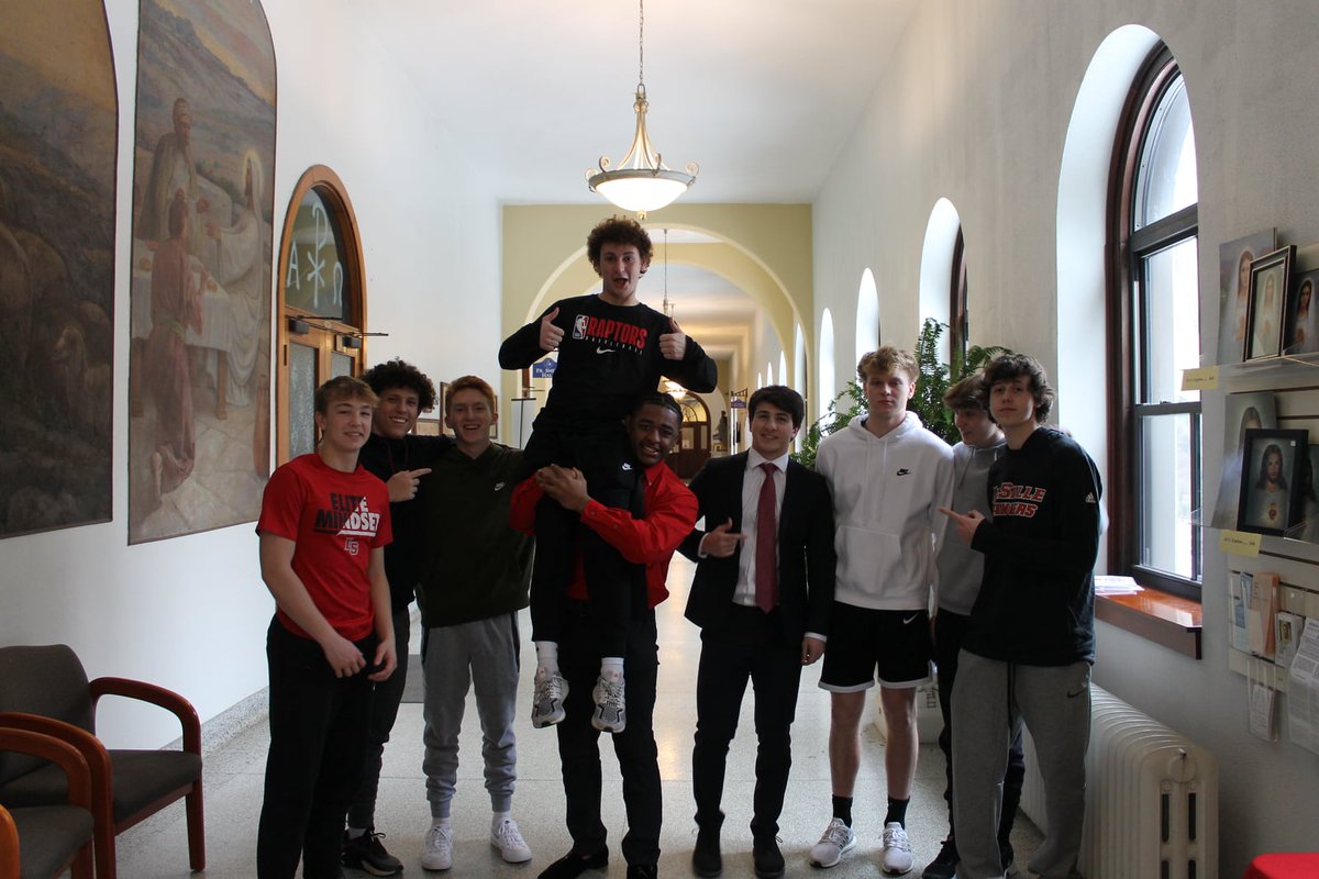 LaSallePride's tweet photo. Junior students, along with senior leaders and staff members, participated in the first Kairos retreat earlier this month. Students often say the Kairos retreat is one of their most impactful memories from their time at La Salle. #LJIOH https://t.co/LQ4OjaTSAr