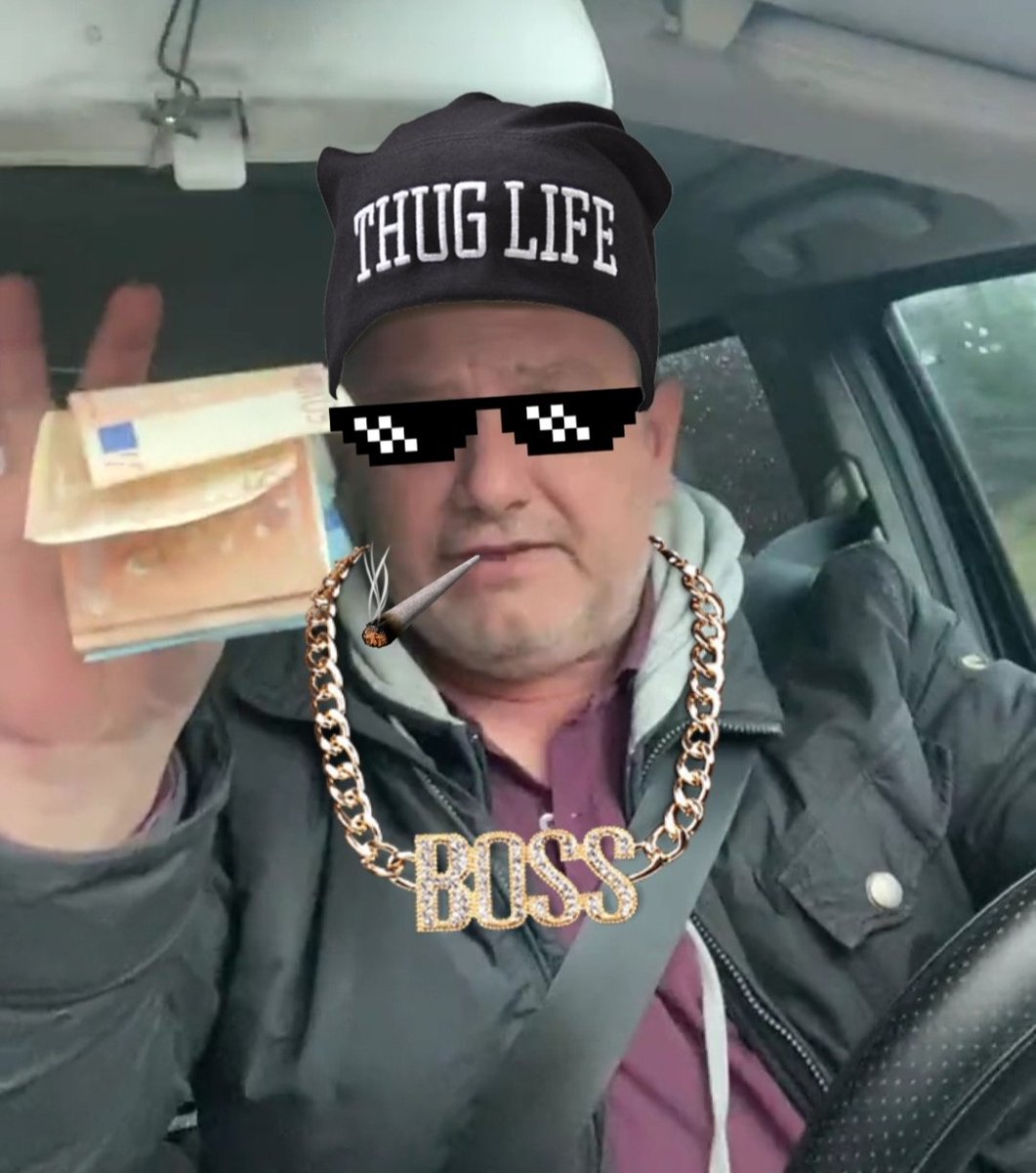 I didn't choose the thug life, the thug life chose me 💸, image size:1061x1200