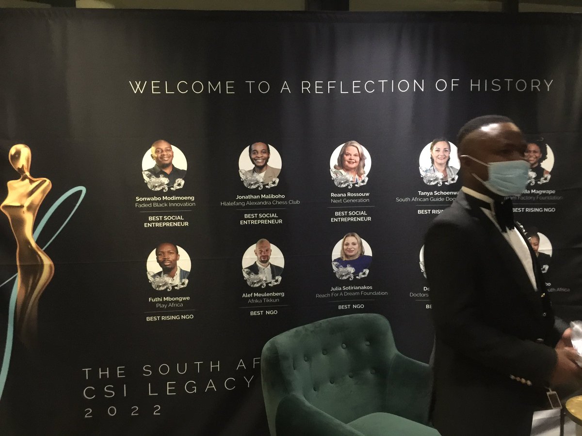 Our guests look absolutely stunning.  We look forward to an exciting night. <a href="/pyma_SA/">Phakamani Young Minds Academy</a> @MomMetZA <a href="/Investec/">Investec</a> <a href="/Fiks12/">Fikile Kuhlase</a> <a href="/OldMutualSA/">Old Mutual SA</a> <a href="/Vodacom/">Vodacom</a> <a href="/MtetwaSimphiwe/">M T E T W A | Simphiwe</a> <a href="/AfrikaTikkun/">Afrika Tikkun</a> <a href="/forgoodSA/">forgoodSA</a> <a href="/BokangBeeKelly/">Bokang Mokoena</a> <a href="/drkhumalo_m/">mthandazo</a> <a href="/CapitecBankSA/">Capitec</a> <a href="/RAF_SA/">The Road Accident Fund</a> 
#csilegacyawards #csi #csiawards2022