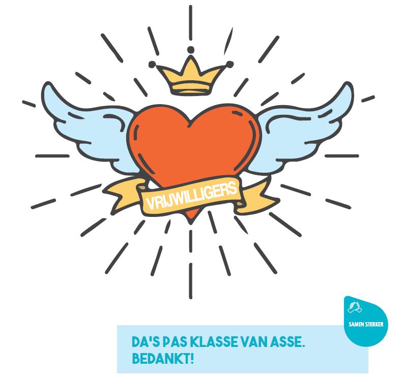 Van 27/2 tem 6/3 = De Week Van De Vrijwilliger!
Dankjewel allemaal voor jullie werk voor en achter de schermen. 
Op de vraag “Hoe beteken jij iets voor een ander?” hebben zij dus een duidelijk antwoord. écht Klasse van Asse!
de Vrienden van het CC? ccasse.be/vriend-van-cc-…