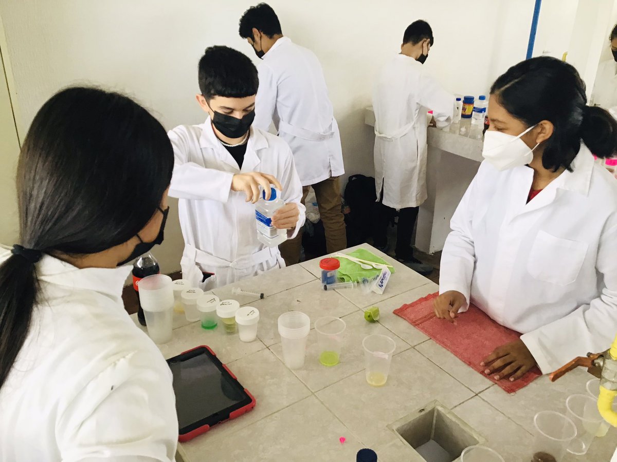 MrMacxonCSA's tweet photo. Estudiantes de 3 de secundaria, identifican los ácidos y las bases de diferentes sustancias, utilizando papel tornasol y la escala de pH 
@AppleEDU @ColegioSnAngel_  #ADSinProcess #ColegioSnAngel #CSAPozaRica #Knotion https://t.co/ywxZqIo7cF