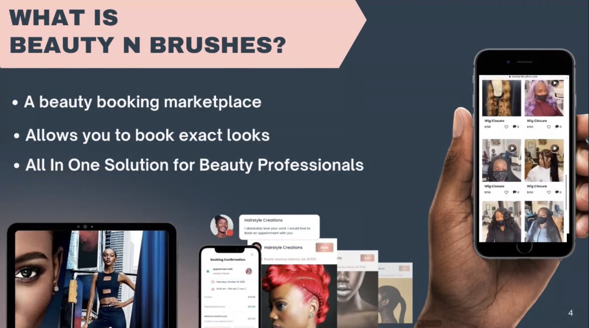 'There has never been anything specifically created for Black beauty and haircare. That is, until now.' - Ruth Afrakoma Kusi-Asare, @Beautyndbrushes #DMZBISummit