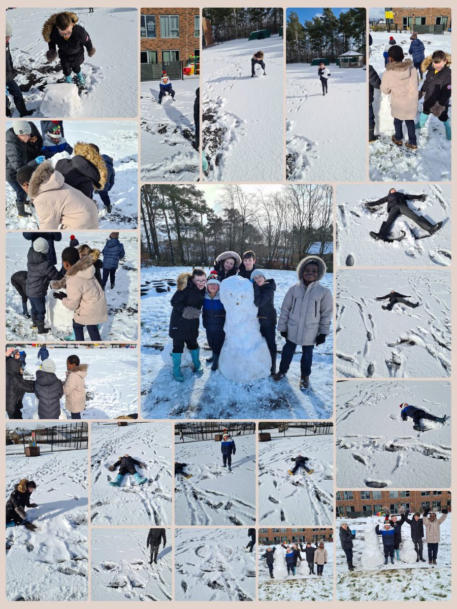 MurrayPrimaryEK's tweet photo. Room 9 and 11. Master snowmen builders and snow angels creators ❄️☃️⛄ #snowyThursday https://t.co/QJpLEoAy9C