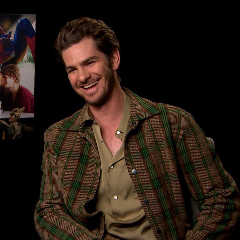 i just think that andrew garfield smiling.