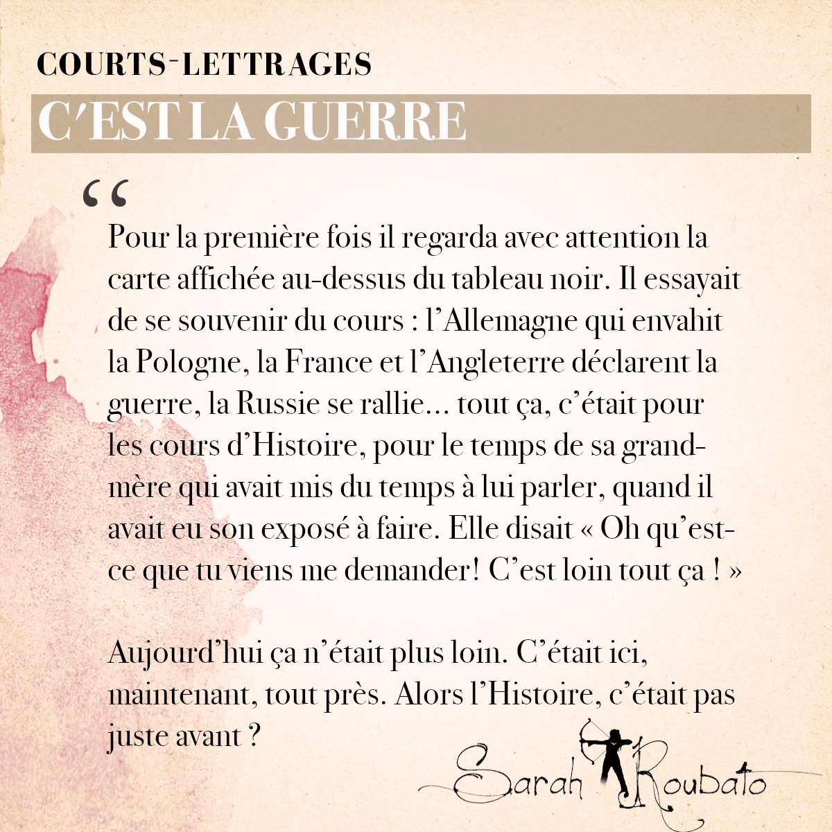 "C'est la guerre" 
COURTS-LETTRAGES
Un collégien assis en classe prend conscience qu'aujourd'hui, il y a la guerre en Europe.
#courtslettrages 
#guerre  #Russie  #Kiev  #Ukraine  #Poutine