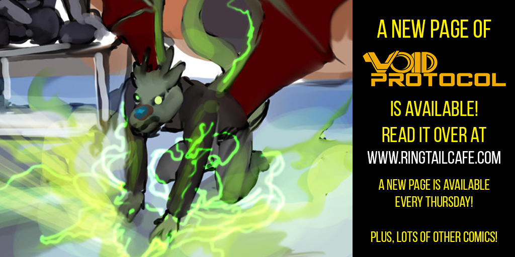 ringtailcafe's tweet photo. Void Protocol Vol.1 (issues 1-5) now available!
https://t.co/dhwtVgKCUo
#VoidProtocol #SerathinSabertooth #RTC #RingtailCafe #graphicnovels #Comic #anthroart #furryart #webcomic https://t.co/Y3FIR9hYsq