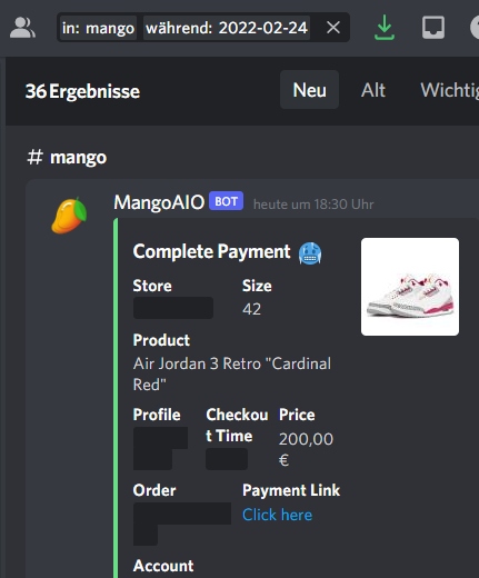 More than Lunchmoney 👨‍🍳

Thanks 🥭 <a href="/MangoAIO/">MangoAIO</a> <a href="/aio_success/">Mango Success</a> &amp; <a href="/koch_vpn/">KOCH VPN</a> 

Group <a href="/German_Connec/">German Connec</a> &amp; <a href="/Bots_n_Friends/">Bots & Friends</a>