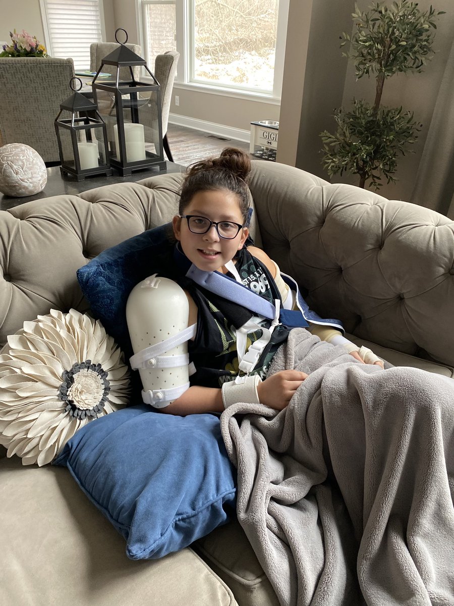 CoachMac_1's tweet photo. Again I can’t explain how appreciative of everyone’s thoughts, prayers and well wishes have meant to our family.

This kid continues to show her resiliency, toughness, and determination! https://t.co/Sv6DK2cz2s