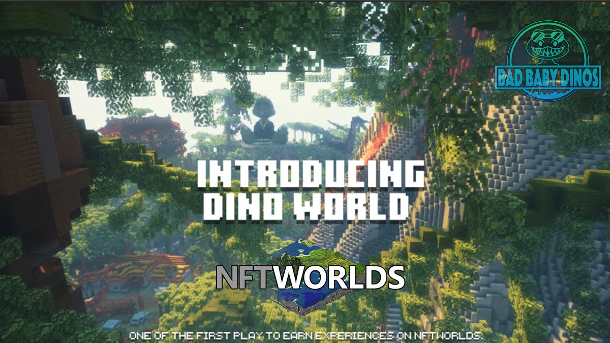 🔥First independent <a href="/nftworldsNFT/">NFT Worlds</a> game 
🏁Dino Kart Racing 3/20/22!
⏰ Dino Casino TBA
⏰Dino City TBA
🚀 $WRLD fully adopted in all roadmap V3 #P2E 

#NFTWorlds #NFT #METAVERSE #Web3