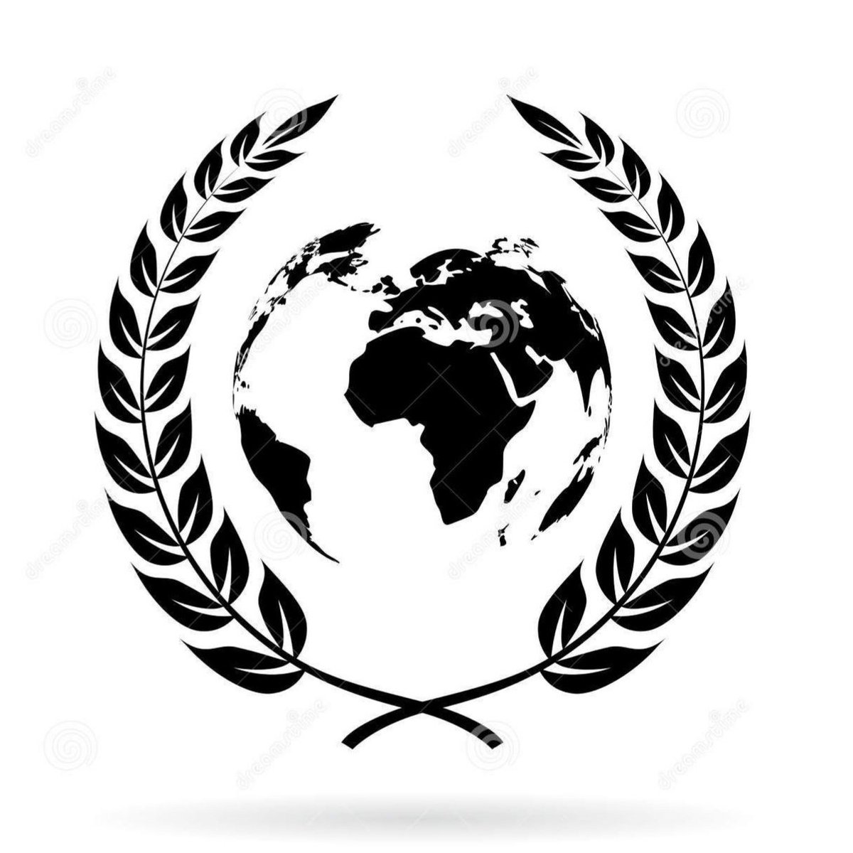 Герб земли. Земля с венком. Земной шар с венком. Белая эмблемы земли
