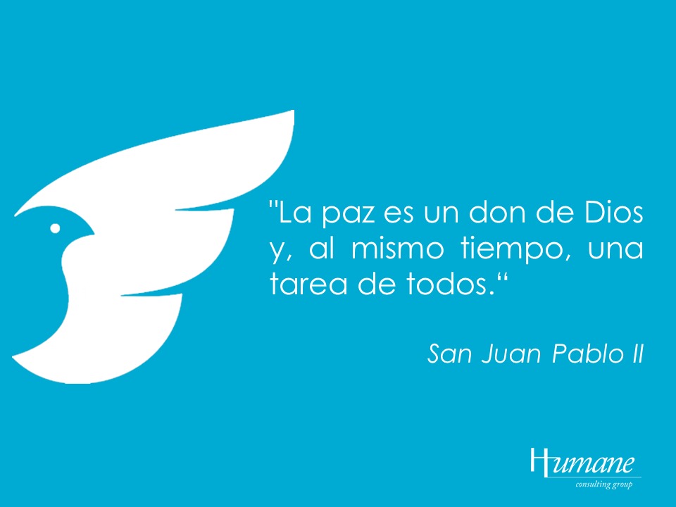 HumaneHCG's tweet image. Sólo la paz promueve el verdadero desarrollo humano integral. #JuntosPorLaPaz #HumaneNegocios