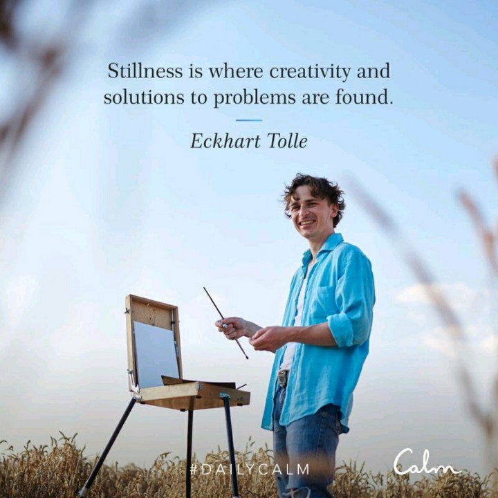 ernieg's tweet image. Calm focus brings creativity.