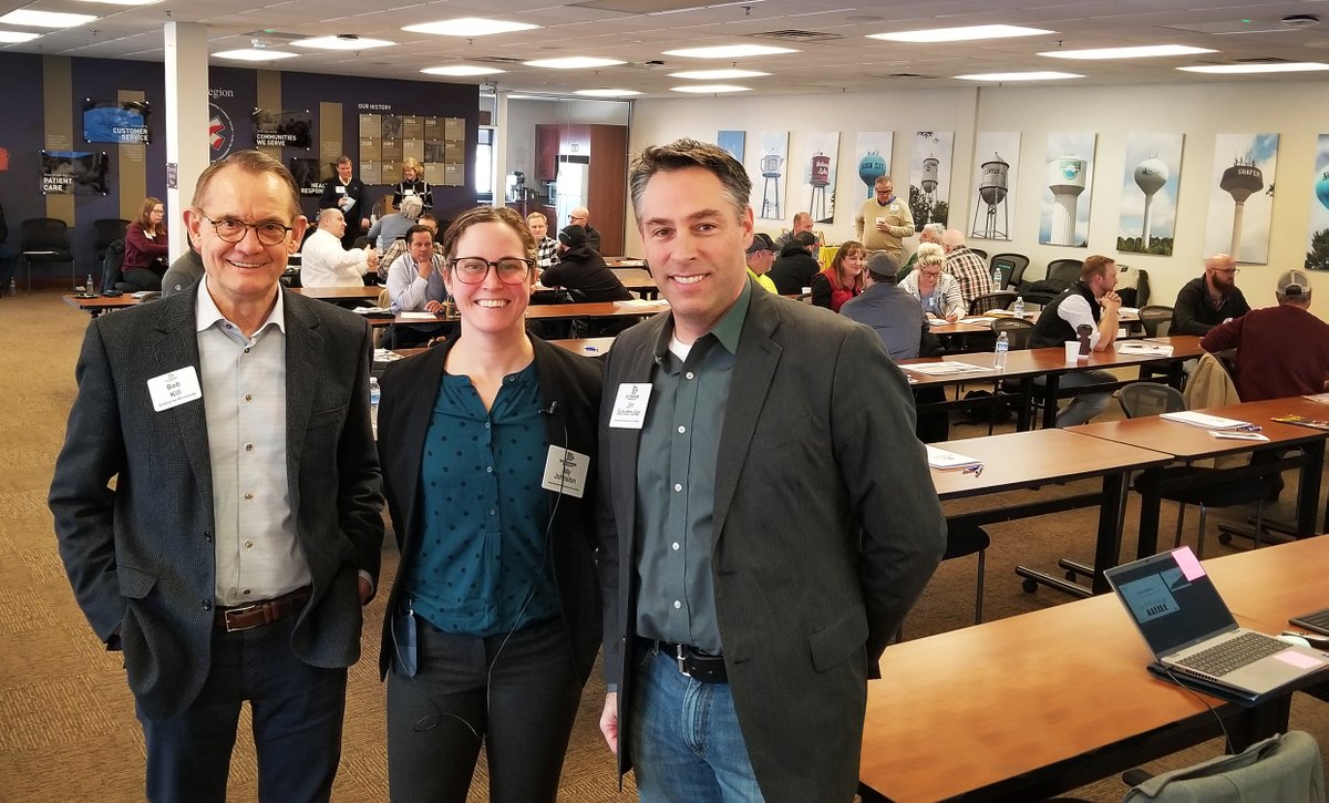 Engaged employees = 64% fewer safety incidents and 41% fewer quality defects. 

Great workshop today in North Branch. Thanks to all of our participating manufacturers, <a href="/DAYTA_Marketing/">Dayta</a>, <a href="/BremerBank/">Bremer Bank</a>, and <a href="/USIIns/">USI Insurance Services</a> for coming out. #ContinuousImprovement.