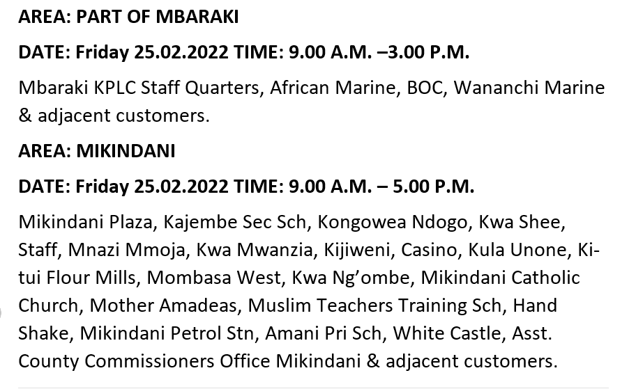KenyaPower_Care tweet picture