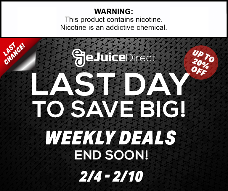 eJuiceDirect's tweet photo. Last chance to save 20% on Phrut Products!
.
.
Shop: https://t.co/Hw3WVI2uyi
.
#no2minors #vape #vapelife #vapenation #vapeporn #vapeon #VapeFam #vapecommunity #vapelyfe #vapetricks #vapestagram #vapers #VapeDaily #vaper #vapelove #vapeshop #vapepics #VapeSociety #vapefamily https://t.co/0N9HQ4JdSl