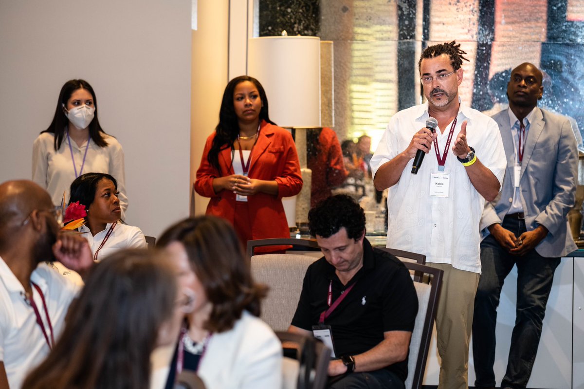 FOTD2022's tweet photo. What a great way to kick off our Thursday morning here in Puerto Rico! From conversations touching upon innovation and skillsets to women in leadership, we are learning a lot here at #FOTD2022. Stay tuned for more! https://t.co/MyOQy5N72z