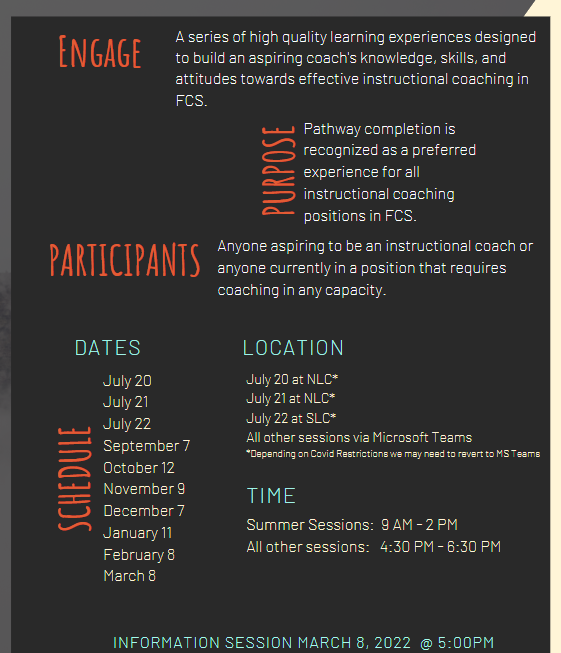 LatrinaCockrell's tweet photo. The application window for Fulton's Aspiring Coach Pathway is opening soon. If you are a FCS teacher interested in learning more about this opportunity, join the March 8, 5:00 PM information session by using the link below.  https://t.co/rYhcRTer4s https://t.co/ADIFaxLBSr