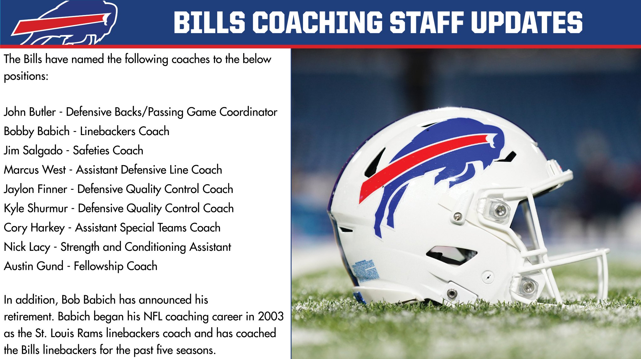 Buffalo Bills PR on Twitter "Bills coaching staff updates ⬇️ https//t