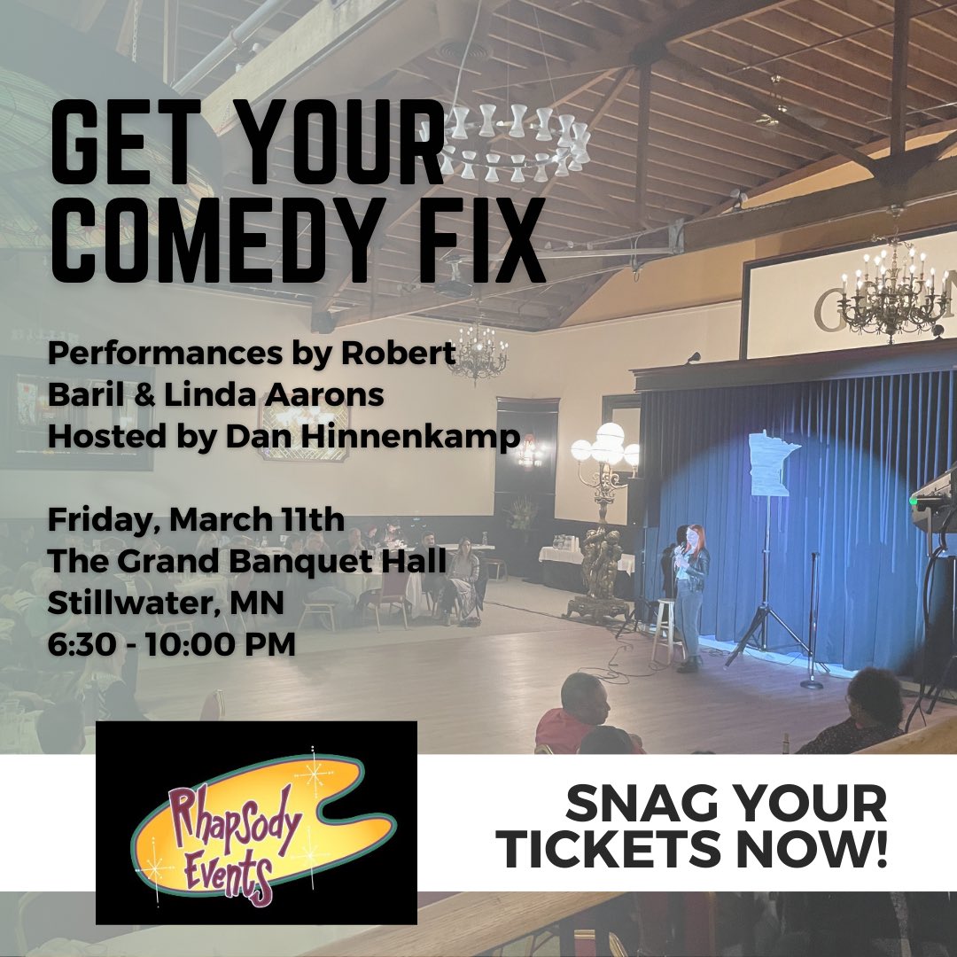 Get in on the action on March 11th at the Grand Banquet Hall - Stillwater, MN!

Tickets available now:
eventbrite.com/e/the-st-croix…

#minnesotaevents #stillwatermn
