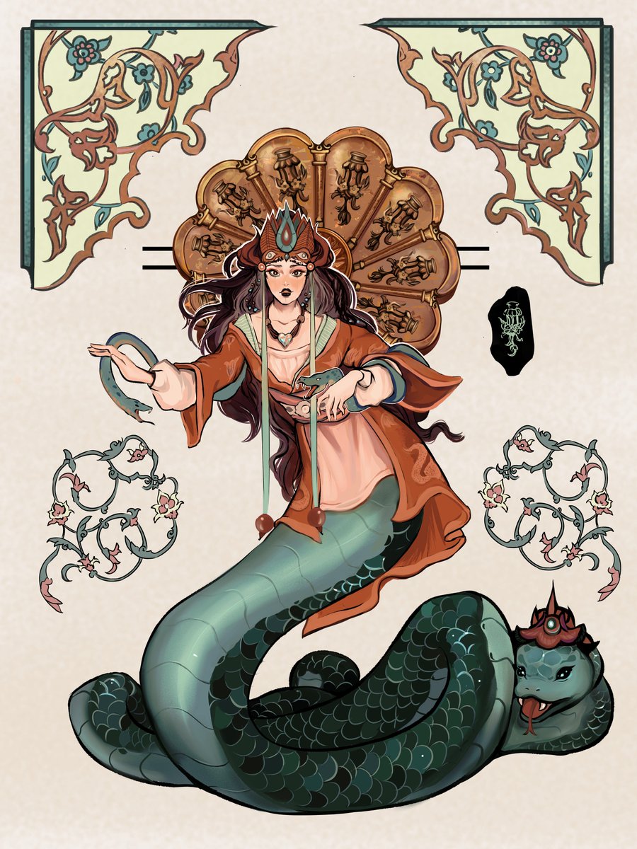basraa7's tweet photo. Hewwo I'm chips! Today is my birthday and I love painting magical queer characters!🌿🪄✨
#DnD  #dndart https://t.co/8wr1OJXMpw