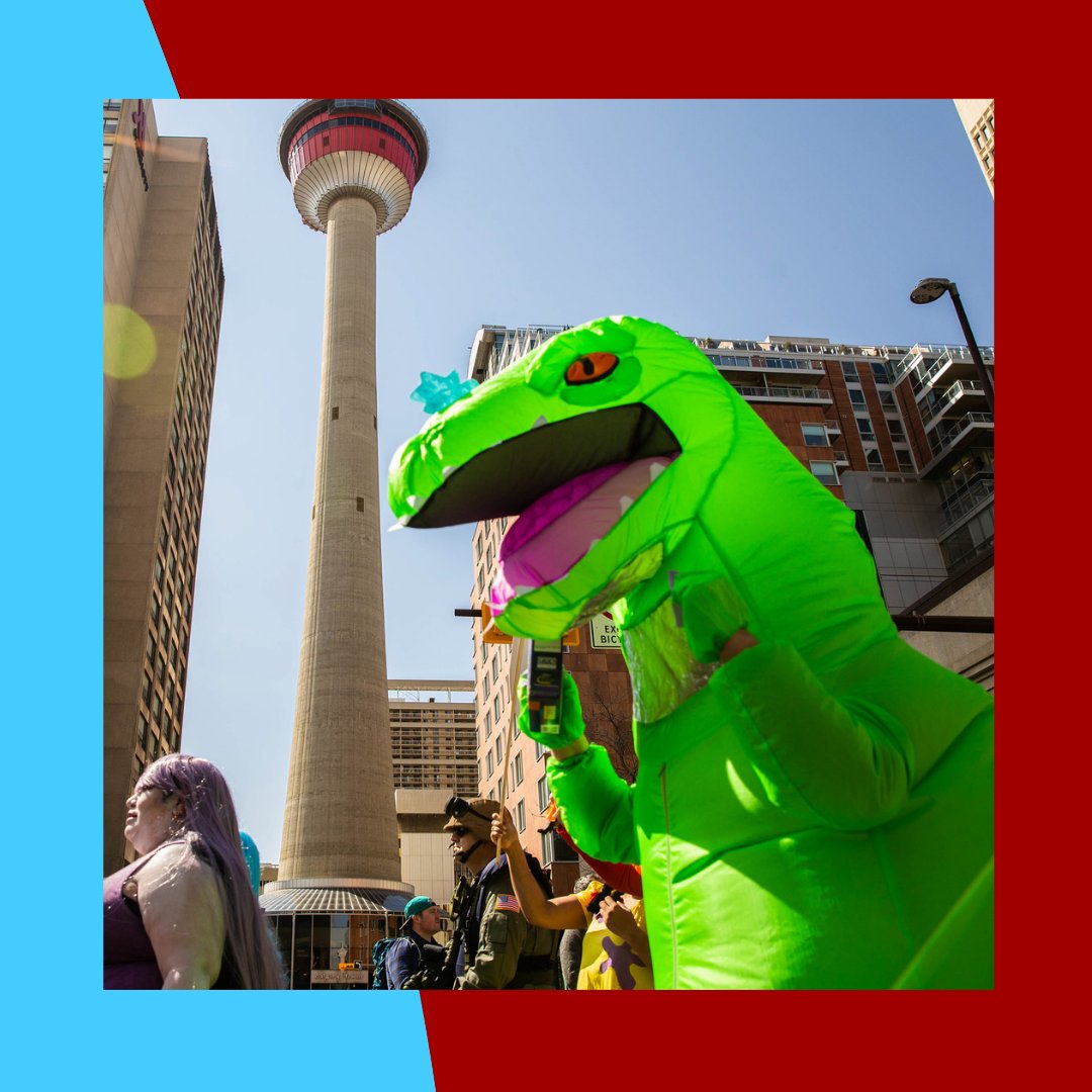 Calgaryexpo's tweet photo. The POW! Parade of Wonders is back! A crowd of cosplayers will be marching through beautiful downtown Calgary to kick off CALGARY EXPO. This year’s parade is co-presented by @downtowncalgary. Register today to walk the route with us: https://t.co/uFJ3Ko306p #POWParade https://t.co/gM1WddXs0r