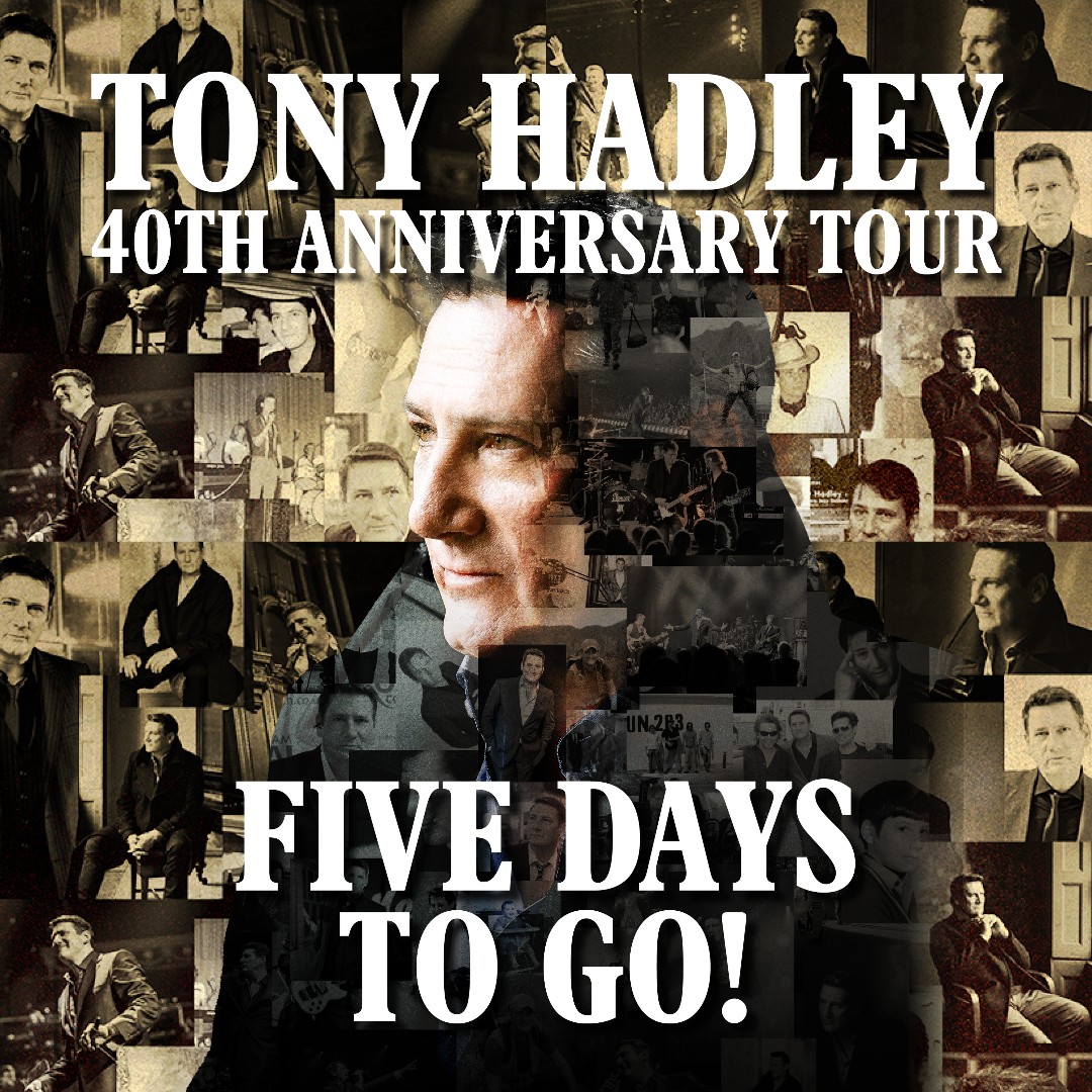 #5DaystoGo until the tour starts! Who's excited?! 🤩
🎟 tonyhadley.lnk.to/livedatestw

#tonyhadley #tonyhadleylive