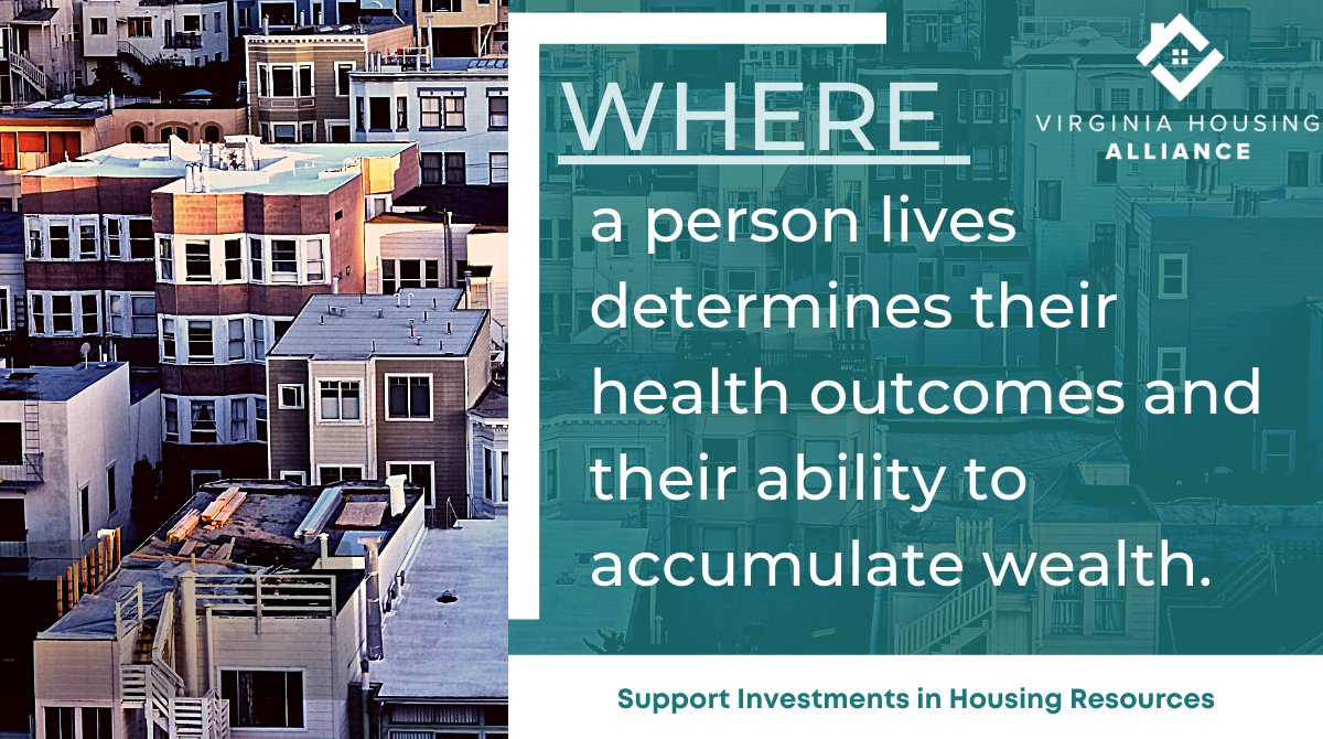 I'm participating in Virtual Housing Advocacy Week because Virginia needs more resources for housing: $300M for the Trust Fund, more funding for Permanent Supportive Housing, and the creation of a Virginia Housing Stability Fund. #VAisforHousing