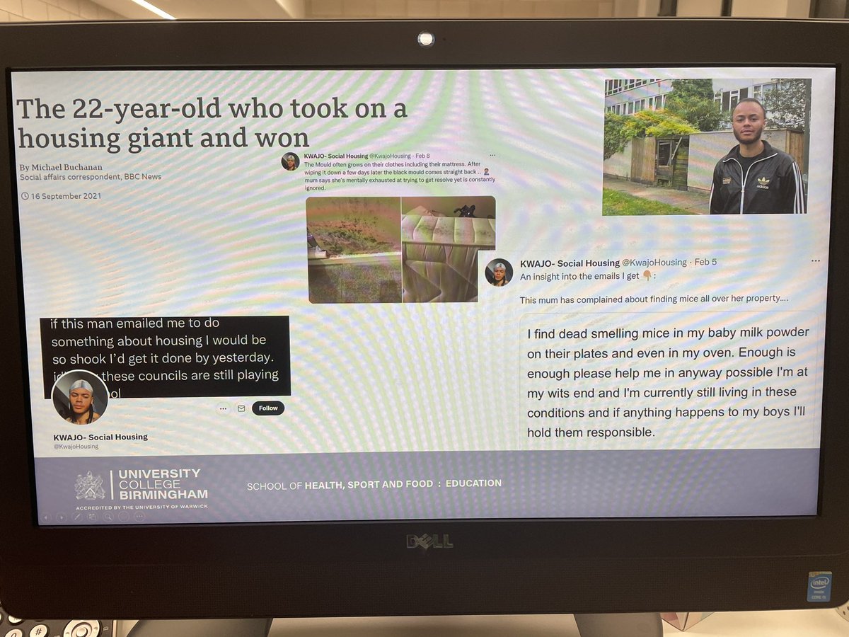 MrsPrimary_EYFS's tweet photo. A great session with our first year @UCBprimary students today discussing the impact of the pandemic on our most vulnerable families #EducatorsOfTheFuture @UCBprimary @KwajoHousing https://t.co/aIsPzQh1B5
