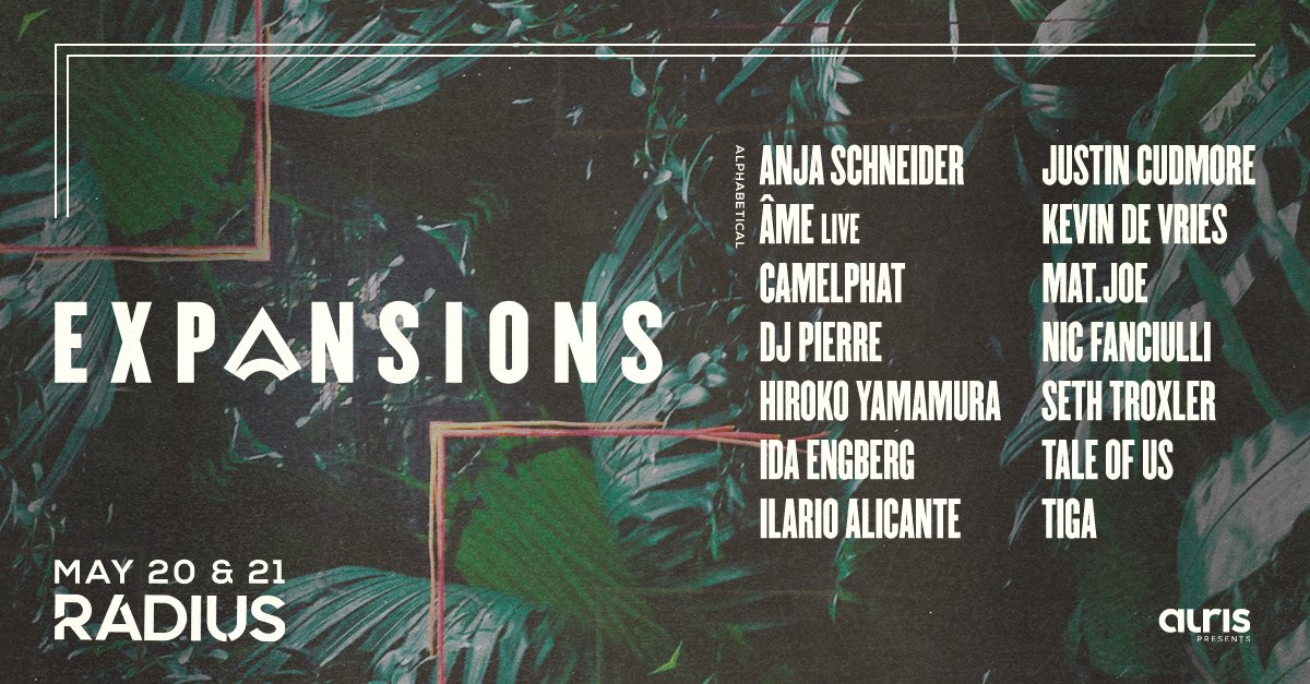 ON SALE NOW 🌿✨ Two-day passes for <a href="/arcmusicfest/">ARC Music Festival</a>'s EXPANSIONS at <a href="/RadiusChicago/">RADIUS</a> + Cermak Hall w/ <a href="/TaleOfUs/">Tale Of Us</a>, <a href="/CamelPhat/">CAMELPHAT</a>, <a href="/sethtroxler/">Here's Troxy</a>, &amp; More!

Get your pass NOW 🎟 ➡️ go.radius-chicago.com/expansions