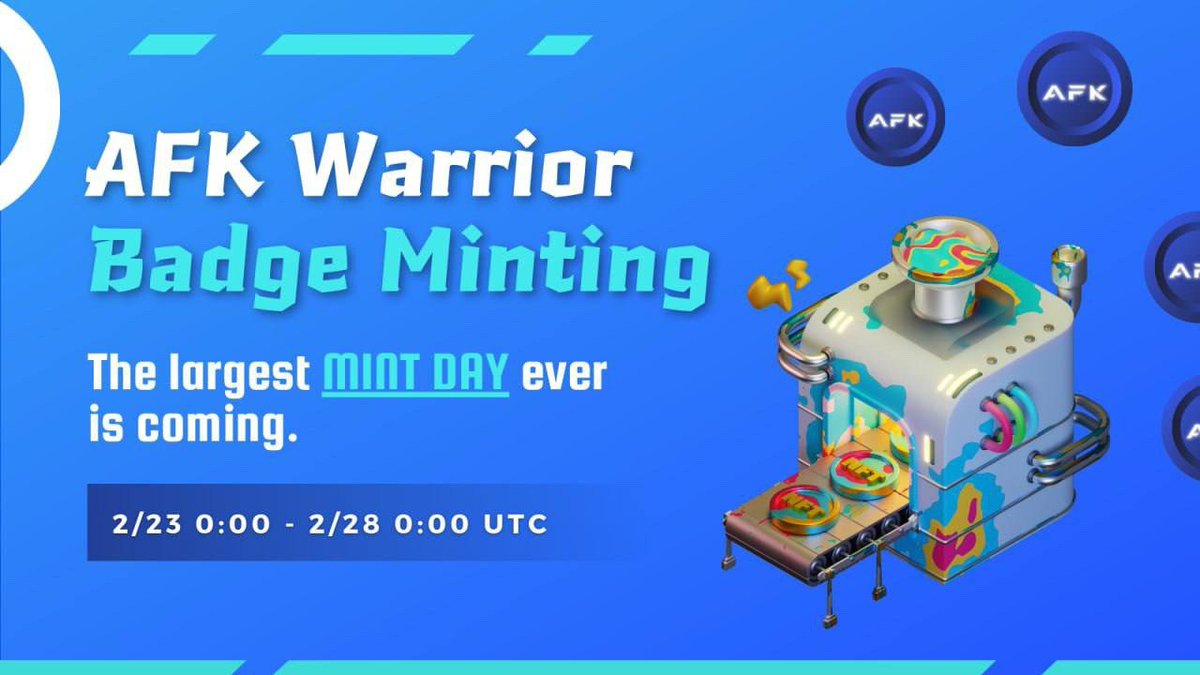 lebron_gains's tweet photo. The biggest NFT #giveaway in history is happening right now‼️🤯Get a piece of the $60Mil #Airdrop #NFTGiveaway from @AFK_DAO 

By joining the AFK #NFT Warrior Badge from Feb 23rd-28th only! 

Deetz⏩https://t.co/qCPRFo2Y0v…

🎮https://t.co/g25aGsFg76  

https://t.co/hoWjqcKfVc https://t.co/R8LaOKXeBv