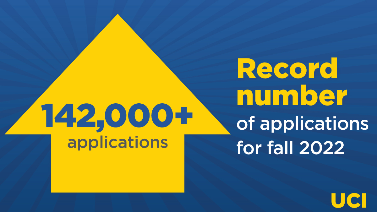UCIrvine's tweet image. It's another record-breaking year for fall applications! UCI receives most applications in campus history for 2nd year in a row &amp;amp; is top UC choice for in-state, first-gen students for 4th consecutive year. #UCIPride #FirstGenUCI 

📰 bit.ly/3t2e6o1