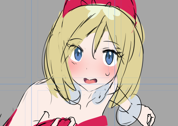 FANBOX限定イラストとは別に、渋用もちょっと進めてます。FANBOX限定イラストの投稿後に続きを予定。 