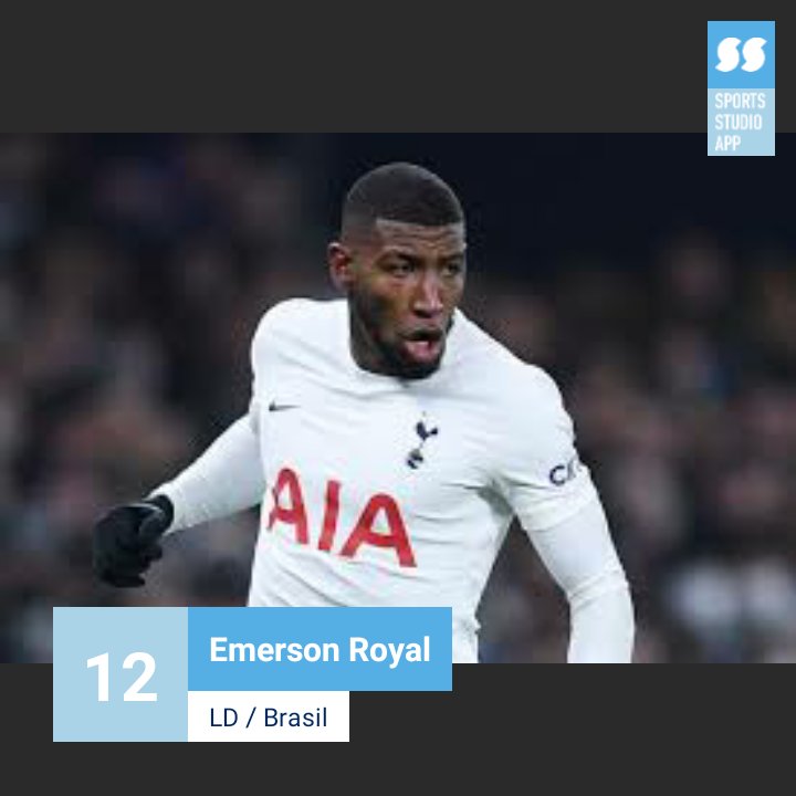 Emerson Royal lateral derecho de tottenham. https://t.co/aYbQyu7F98