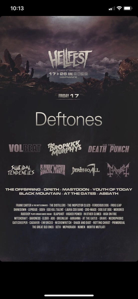 MordredBand's tweet photo. We are playing HELLFEST!!!
@MordredBand https://t.co/VBUPcvXh2G