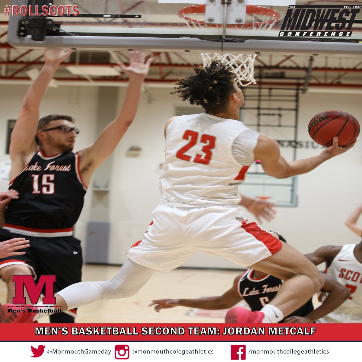 Monmouth Athletics (@mcfightingscots) on Twitter photo Congrats to <a href="/ScotsMHoops/">Monmouth Men's Hoops</a> senior @Jordan35Metcalf on being named 2nd team All-MWC!!
Metcalf led the Scots in Pts, Reb, Ast, Blk & FG%.
He led the MWC in FG% (58.1), ranked 2nd in Blk (1.9/g), 3rd in Reb (8.5/g) and 7th in Pts (14.7/g). #RollScots Congrats to <a href="/ScotsMHoops/">Monmouth Men's Hoops</a> senior @Jordan35Metcalf on being named 2nd team All-MWC!!
Metcalf led the Scots in Pts, Reb, Ast, Blk & FG%.
He led the MWC in FG% (58.1), ranked 2nd in Blk (1.9/g), 3rd in Reb (8.5/g) and 7th in Pts (14.7/g). #RollScots