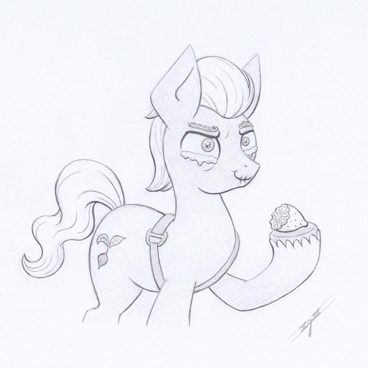 XGreenII's tweet photo. Good ol' Sprout took part in the Lemon Challenge over at DeviantArt #mlp #SproutCloverleaf #LemonFace https://t.co/basDcZ3Eh0