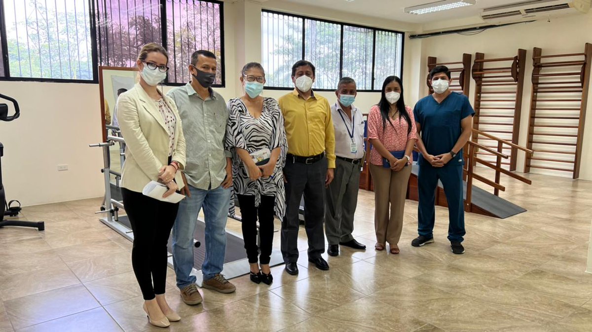 UNEMIEcuador's tweet photo. Reunión con la Asociación de Personas con Discapacidad y Adultos Mayores Para Una Vida Mejor. Este acercamiento tiene como objetivo la firma de un convenio de cooperación, en el que sus integrantes puedan hacer uso del laboratorio de fisioterapia de UNEMI. https://t.co/pQi60GVESb