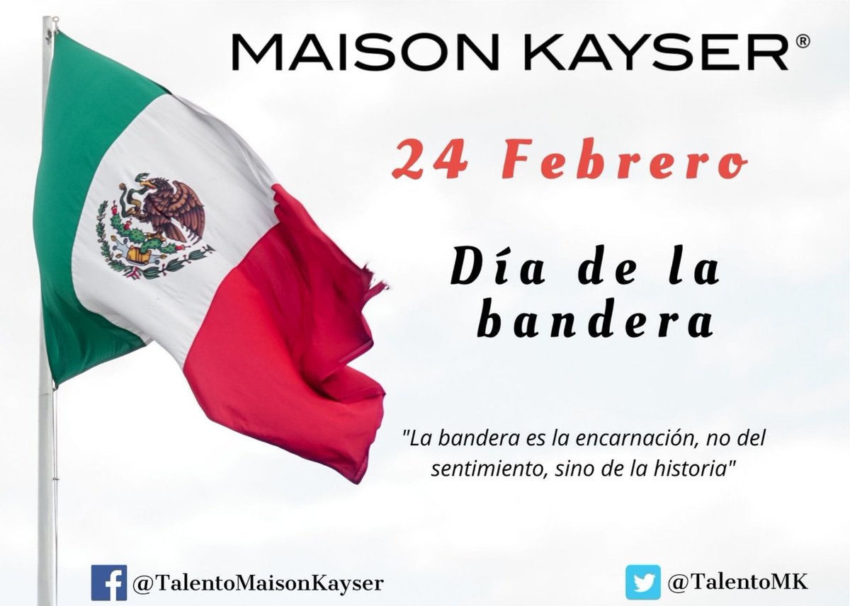 Talento_MK's tweet photo. Eres el símbolo patrio que nos enorgullece a los mexicanos, y nos identificas en territorio propio o ajeno como hermanos de una sola tierra.
#TalentoMK #MaisonKayser #UnrincondeParisenMexico https://t.co/gxTIyIBu7f