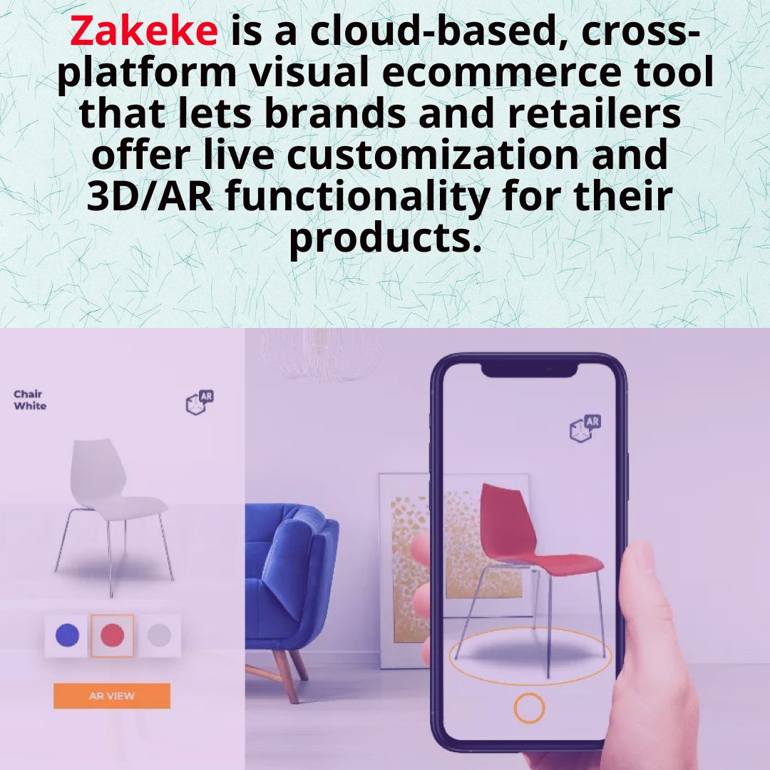 TechnExpress's tweet photo. Zakeke is the newest and most innovative tool for eCommerce. With Zakeke, you can create a customized product with ease. 
Zakeke also features 3D/AR functionality https://t.co/OytIENl2HE ! #zakeke #ecommerce #productcreation #shoppingexperience #customizedproducts #3dar https://t.co/iAvvBun2Ms