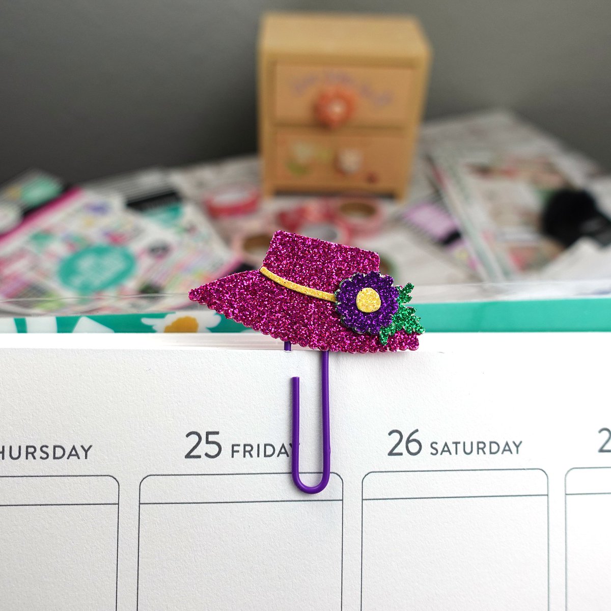 Sunday brunch hat will be in the shop Friday! Thanks for naming it Steph! 

#planners #paperclips #plannerclips #erincondrenlifeplanner #thehappyplanner